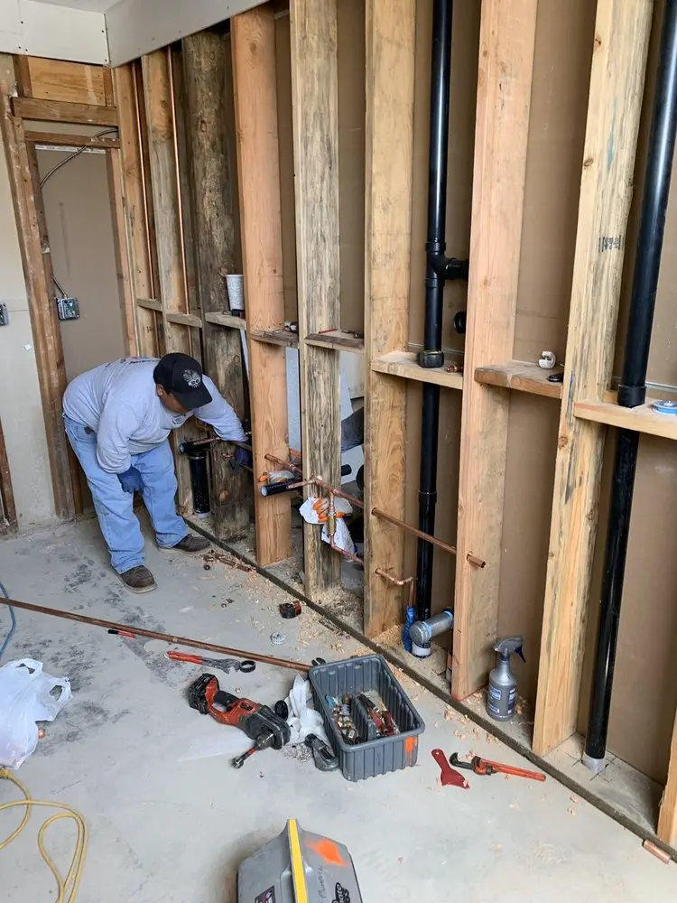 Commercial rough-in plumbing for Gas Line Repair in Briar Lea